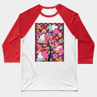 Tree of hearts Baseball T-Shirt